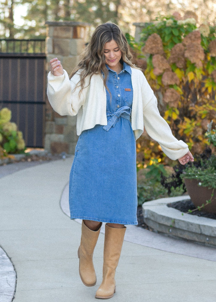Ada Denim Midi Dress