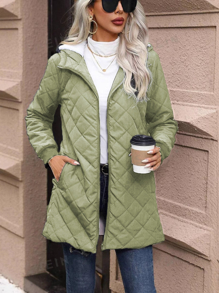 Women’s Cotton Jacket – Solid Color Lightweight Casual Outerwear