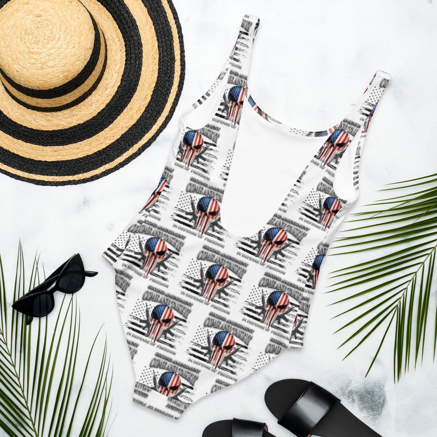 Yeehaw Come & Take It One-Piece Swimsuit