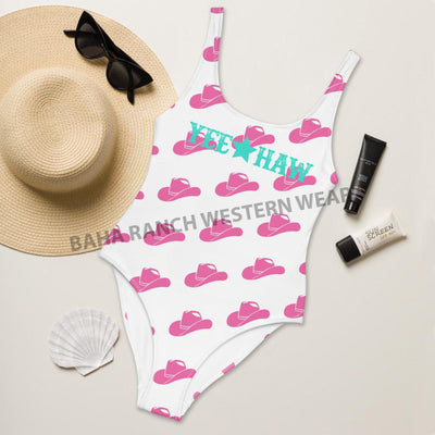 Yeehaw Pink Hat Yeehaw Swim Suit