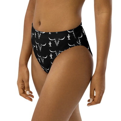 Yeehaw White Bullhead Cactus Bikini Bottom