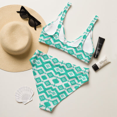 Yeehaw Turquoise Aztec Bikini