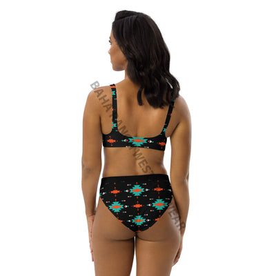 Yeehaw Turquoise & Orange Aztec Bikini