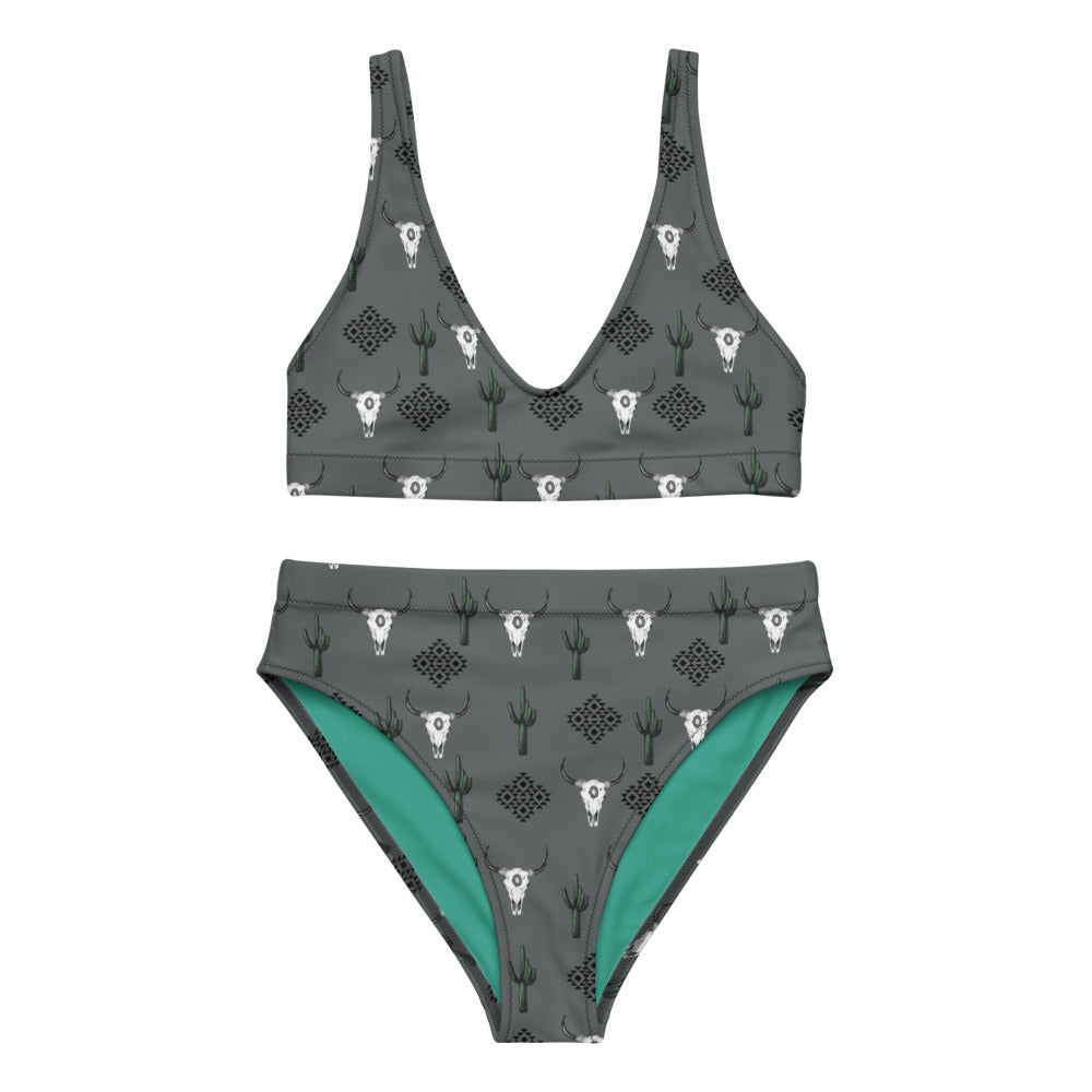 Yeehaw Aztec Bull Skull Bikini