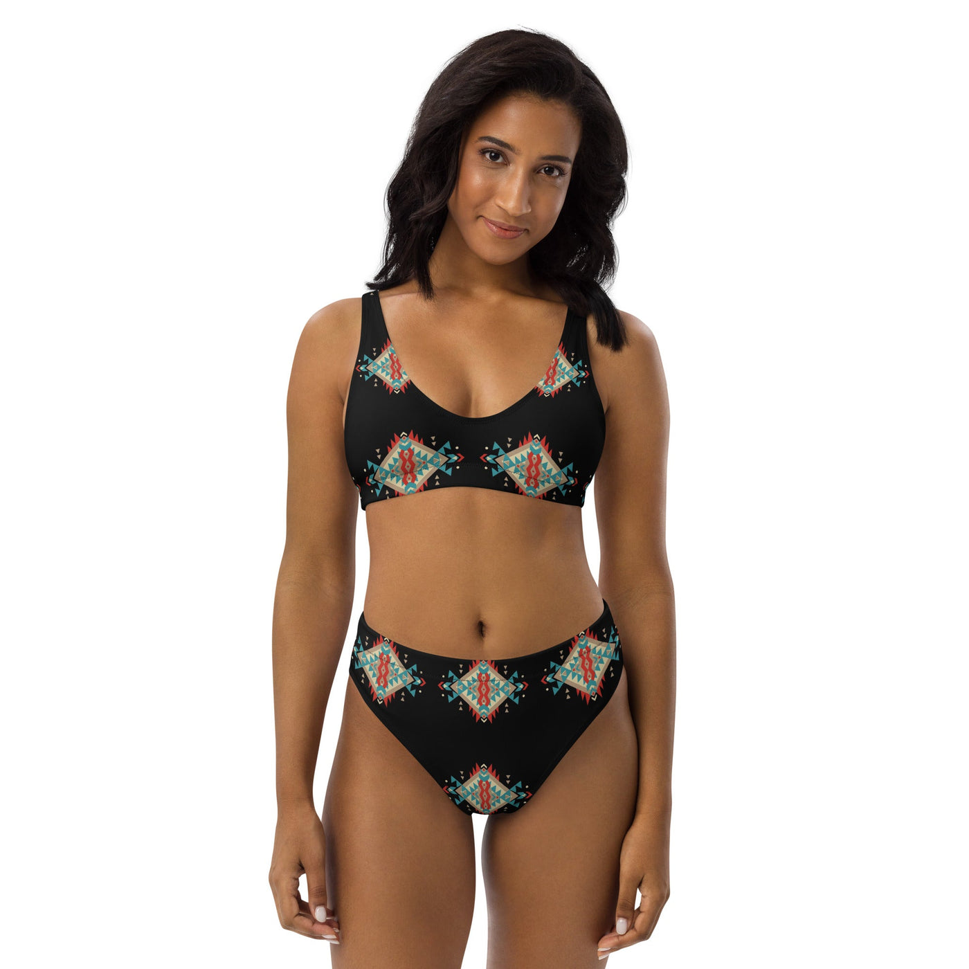 Yeehaw Black Aztec Bikini