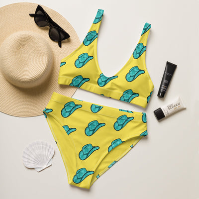 Yeehaw Turquoise Hat Bikini