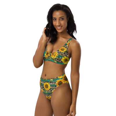 Yeehaw Leopard & Sunflower Bikini