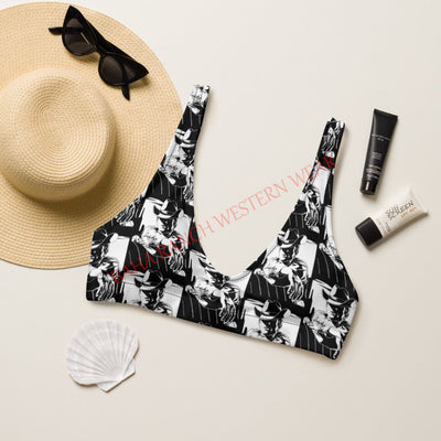 Yeehaw Vintage Cowboy Bikini Top