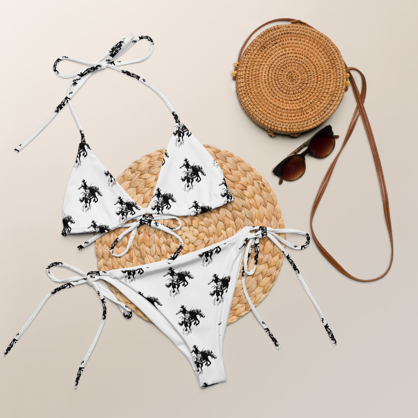 Yeehaw Rodeo Bronc String Bikini