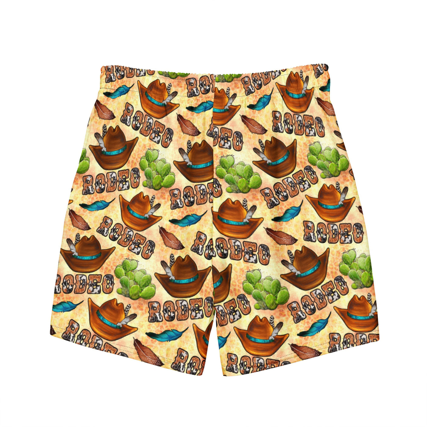 Yeehaw Rodeo Fever Men's Swim Trunks