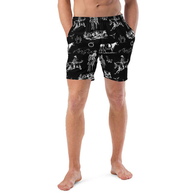 Yeehaw Ranch Life Men's Swim Trunks