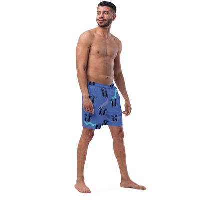 Yeehaw Mullet Cowboy Men's Swim Trunks