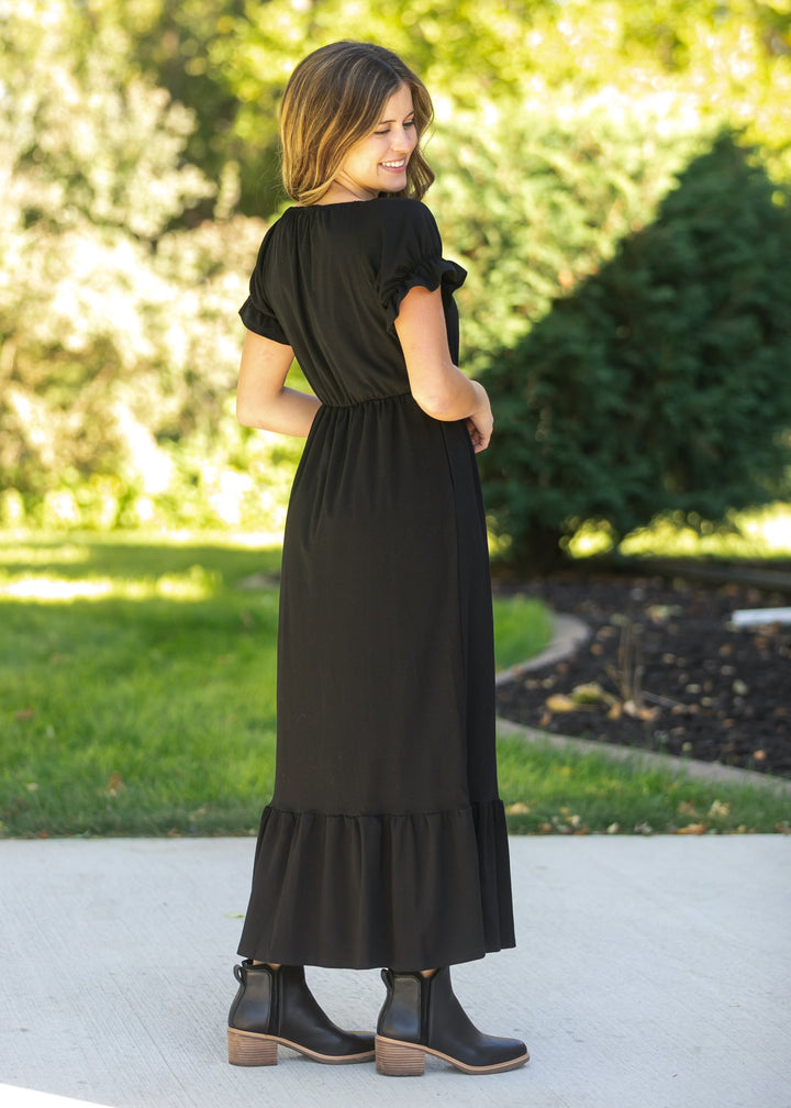 DOORBUSTER - Amy Puff Sleeve Maxi Dress - FINAL SALE