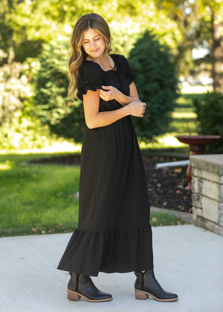 DOORBUSTER - Amy Puff Sleeve Maxi Dress - FINAL SALE