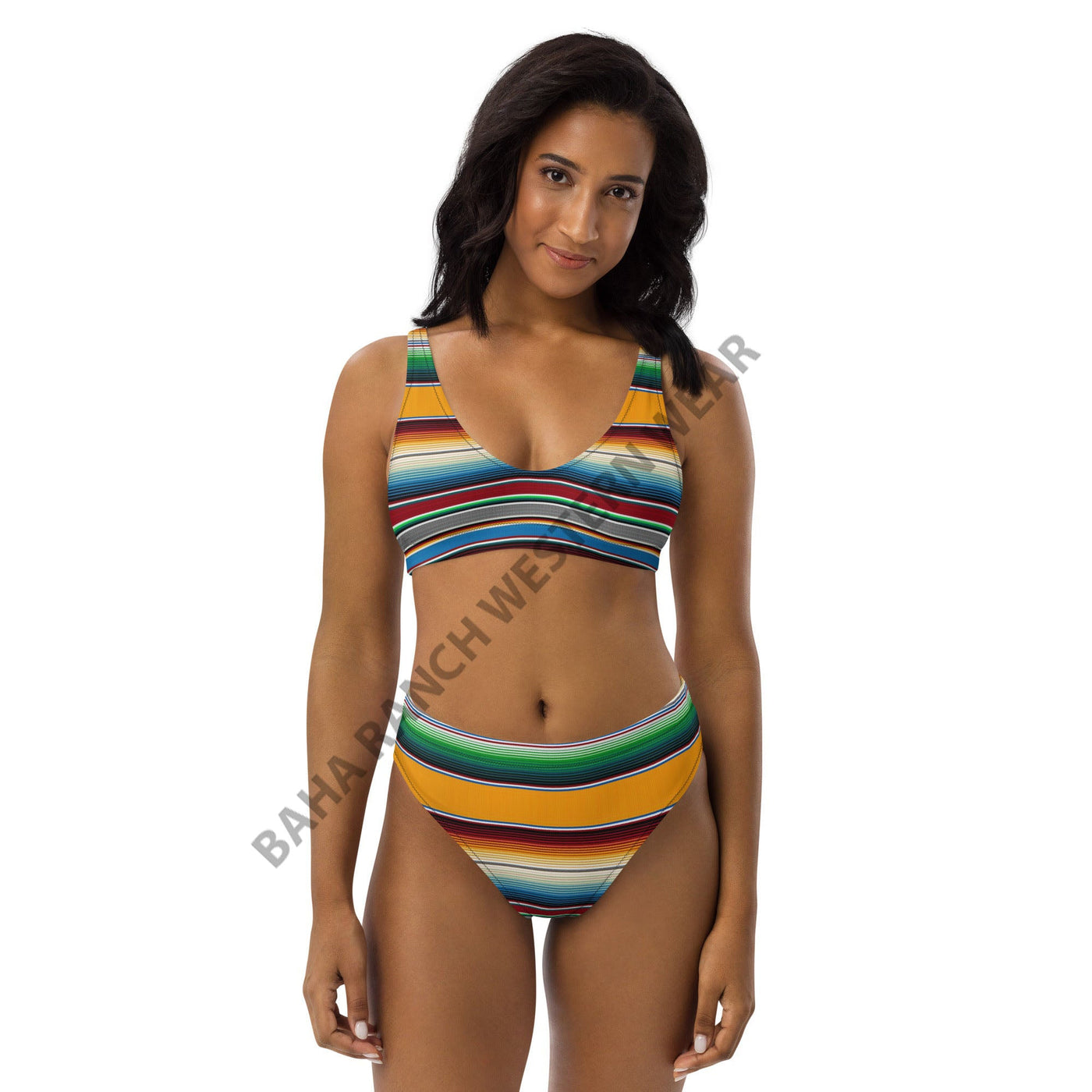 Yeehaw Mustard Serape Bikini