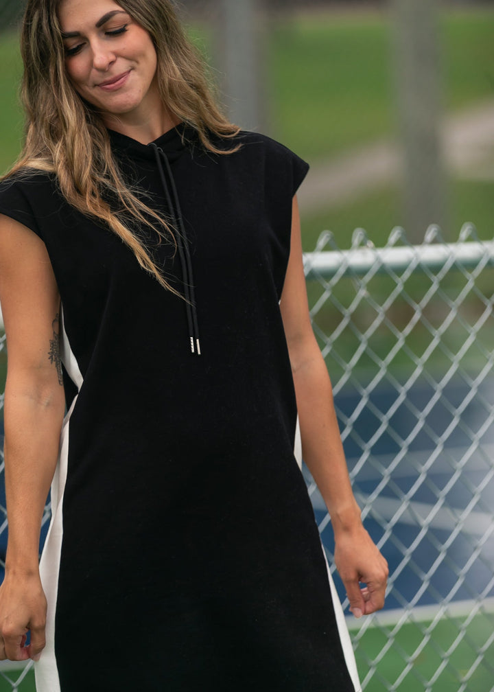 Asher Hooded Sweatshirt Dress