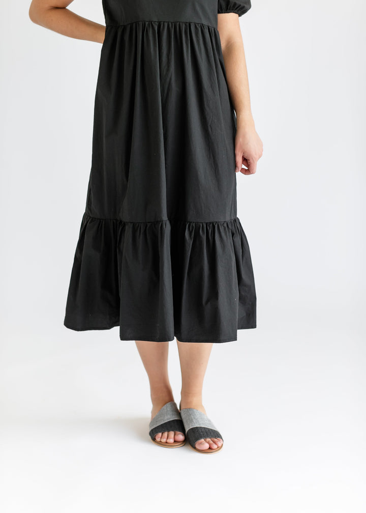 Ava Square Neck Midi Dress - FINAL SALE