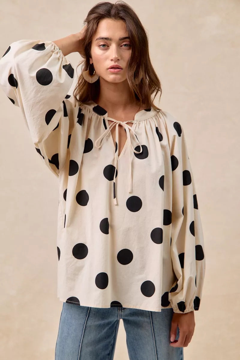 The Dotty Days Blouse