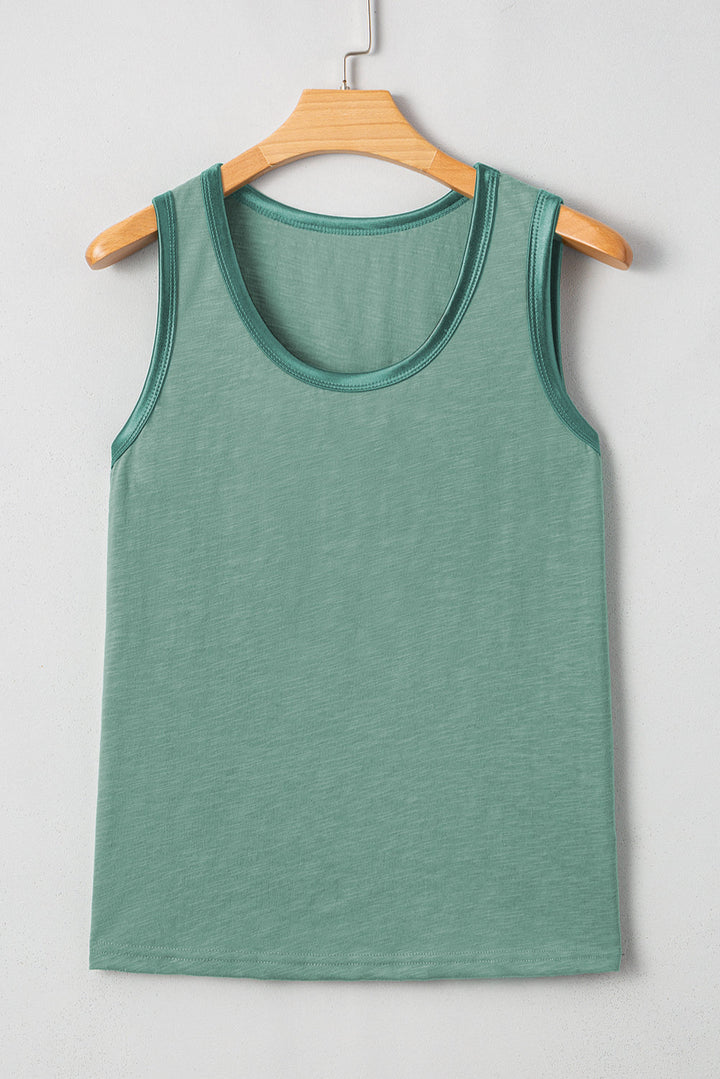 Skyla Metallic Sheen Tank Top