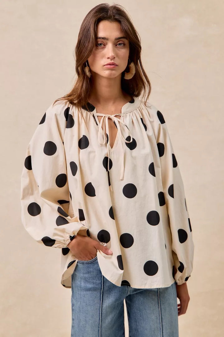 The Dotty Days Blouse