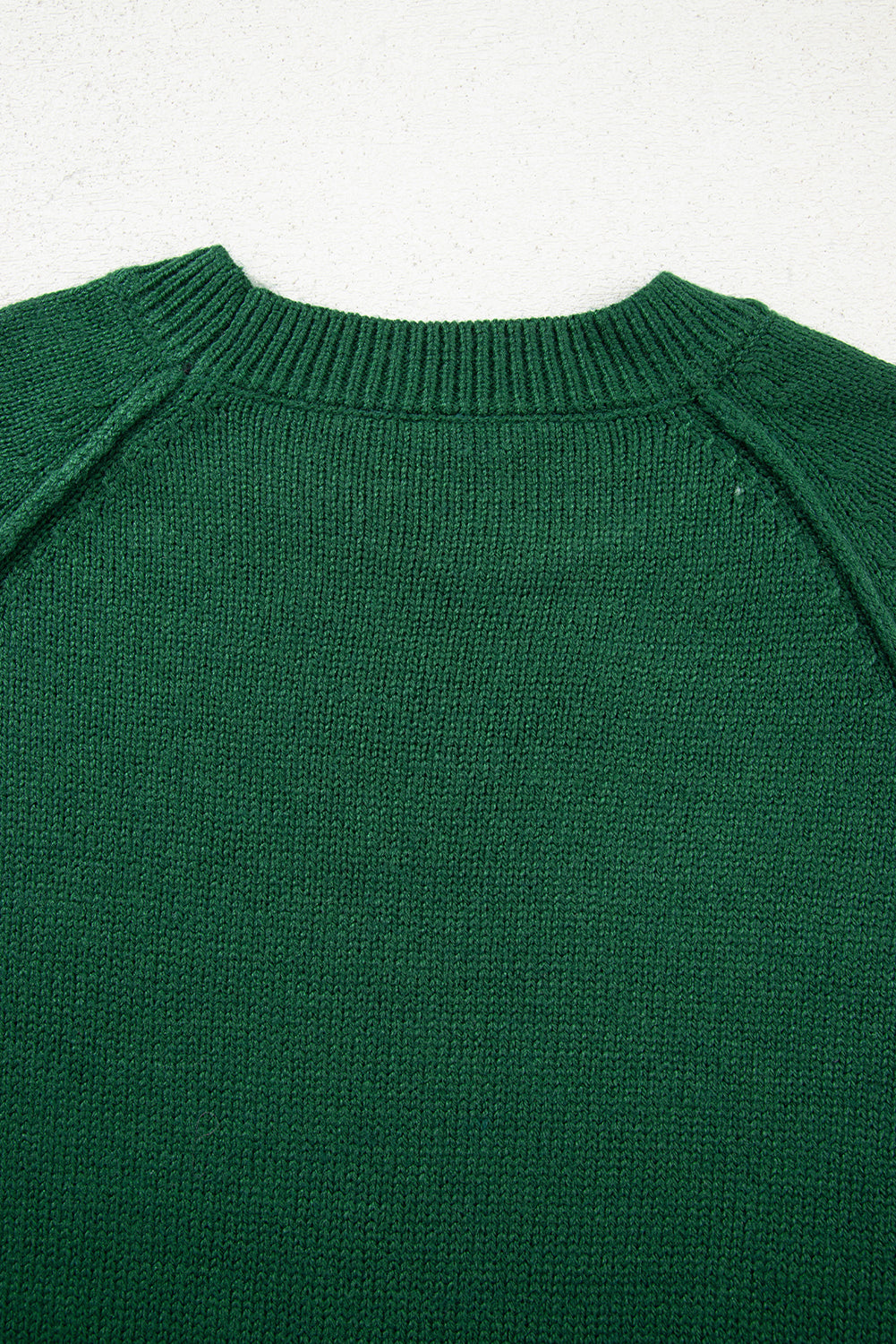 Eleanor Evergreen Raglan Sleeve Sweater