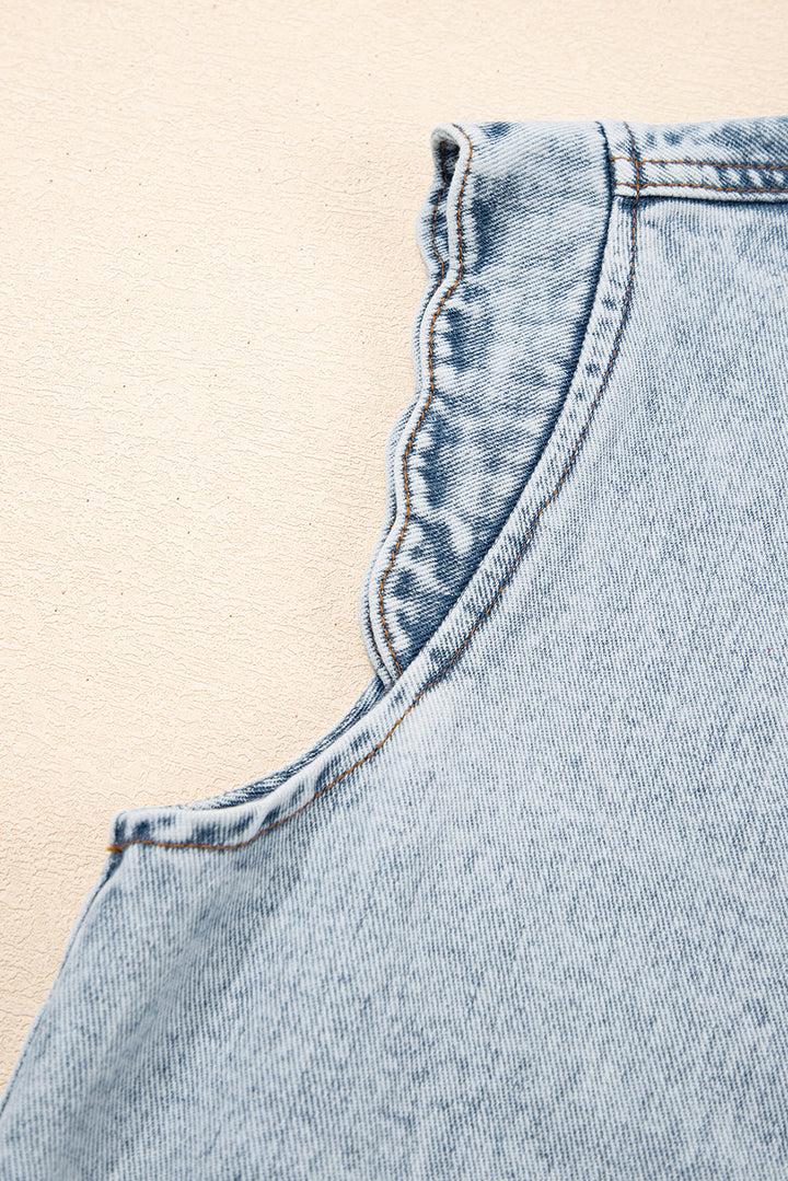 Ava Trim Patch Front Vest