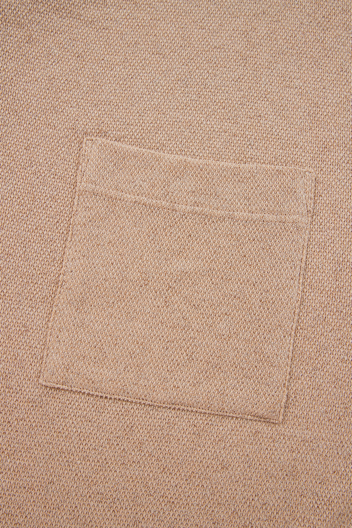 Parchment Plus Size Drop Shoulder Knit Tunic Top