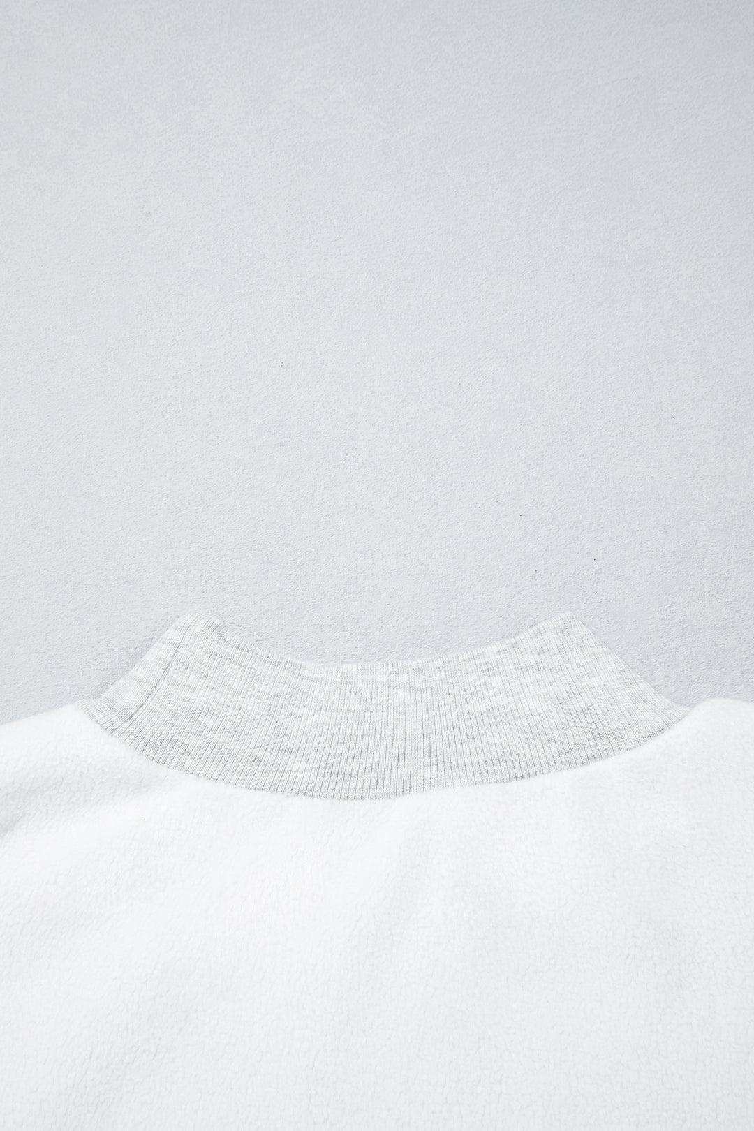 Light Grey High Neck GAMEDAY/ FOOTBALL Double Side Printed Reversible Sweatshirt