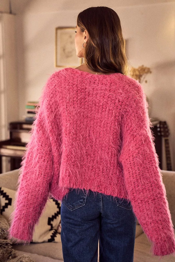 The Pink Cloud Cardigan