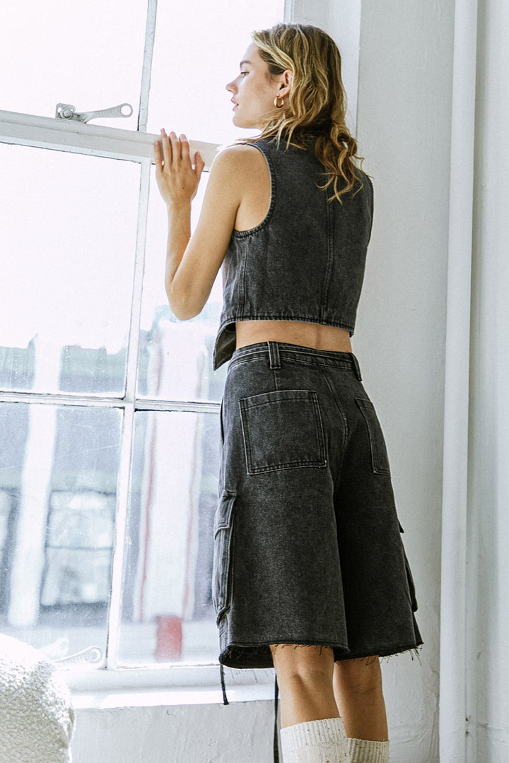 A BETTER DAY DENIM VEST