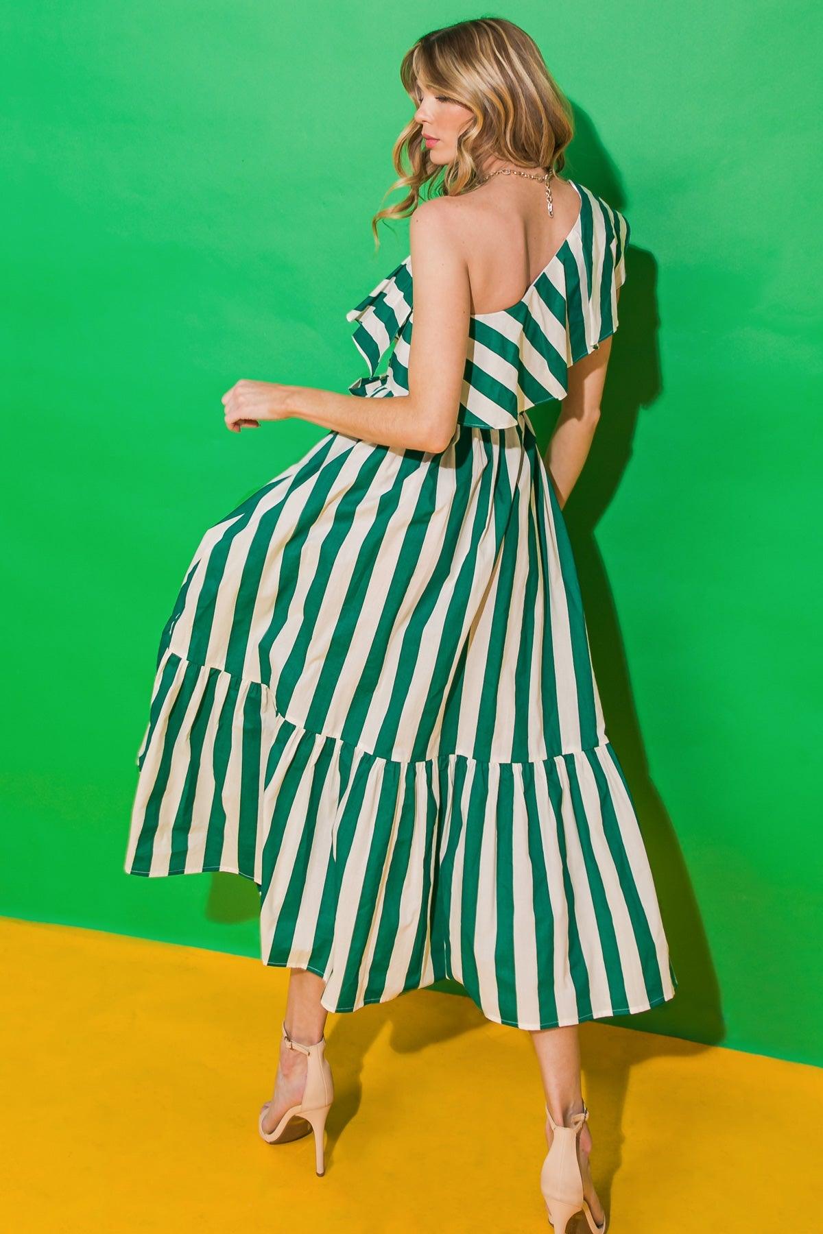 DAYS LIKE THESE POPLIN MIDI DRESS