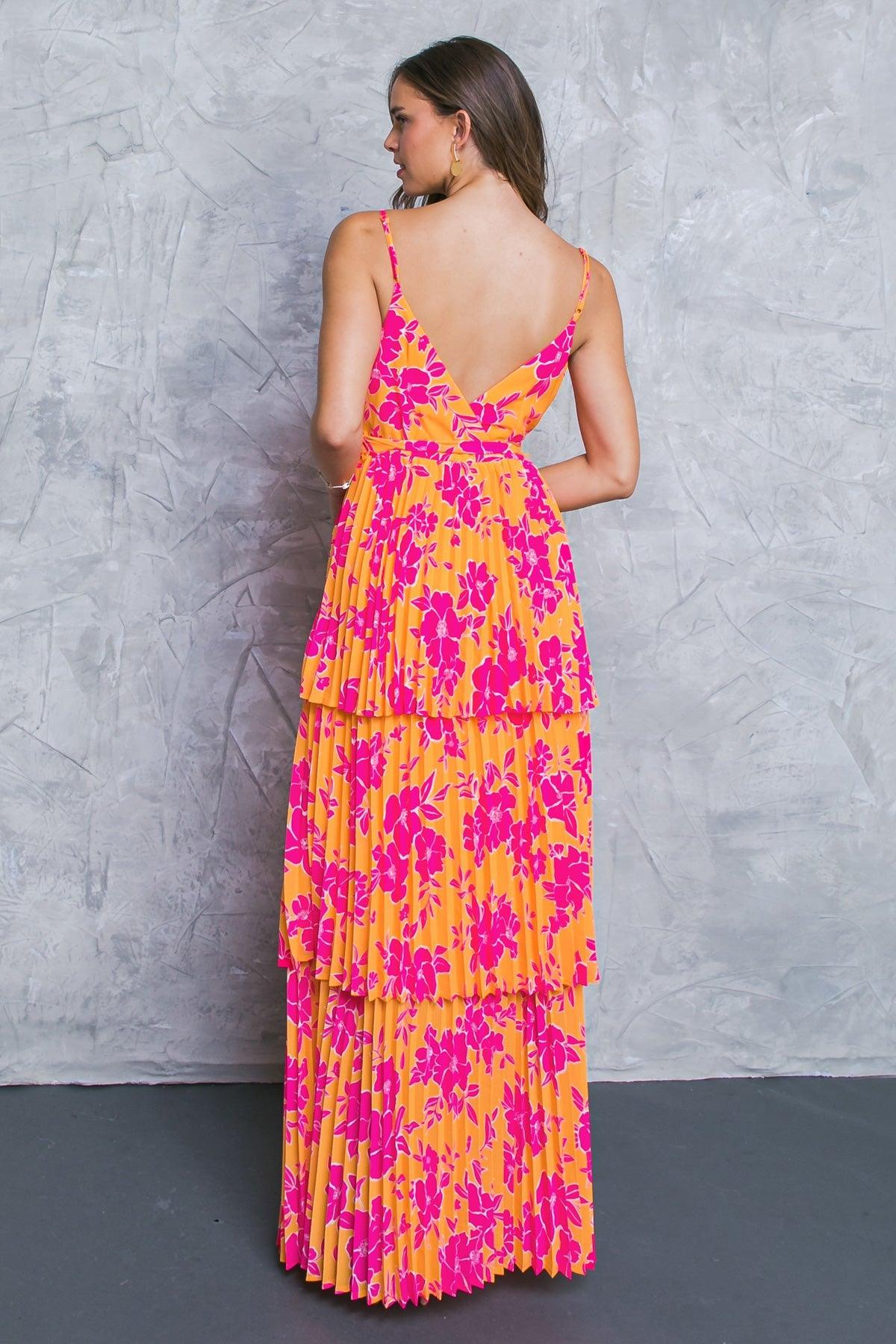 TRENDY STATUS WOVEN MAXI DRESS