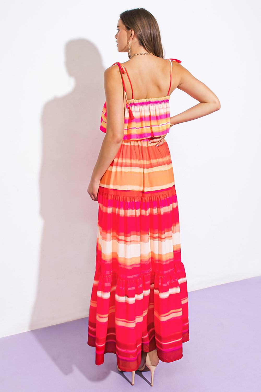 MY DEAREST DARLING WOVEN MAXI DRESS