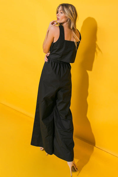 LIFE WITH YOU POPLIN JUMPSUIT