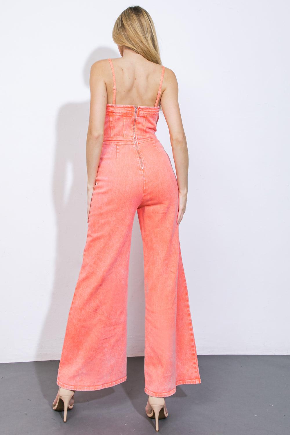 TOTALLY TRENDY TWILL JUMPSUIT