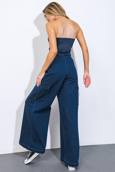 GOOD TOGETHER DENIM JUMPSUIT