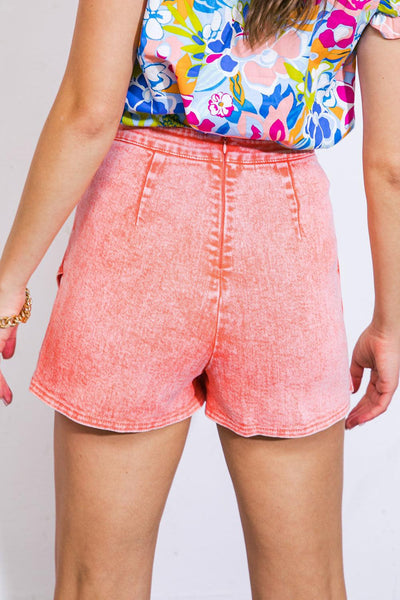 A HEART FOR LOVE DENIM SKORT