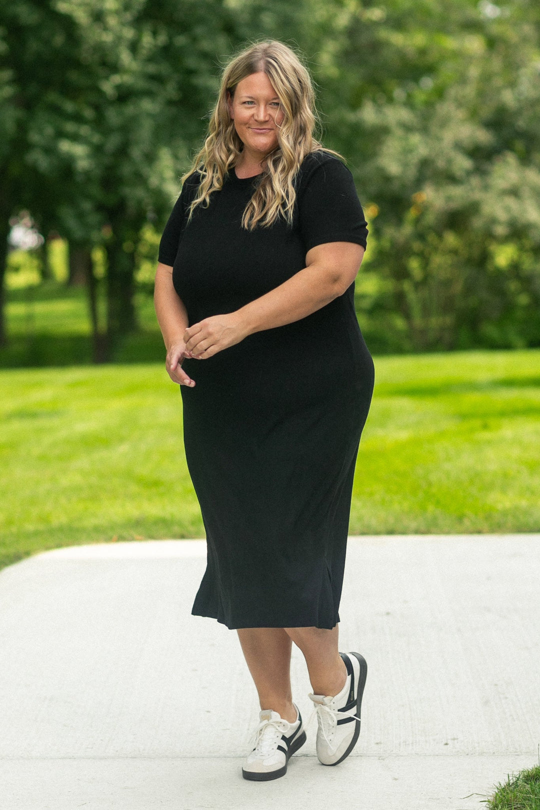 Baylor Ribbed T-Shirt Dress