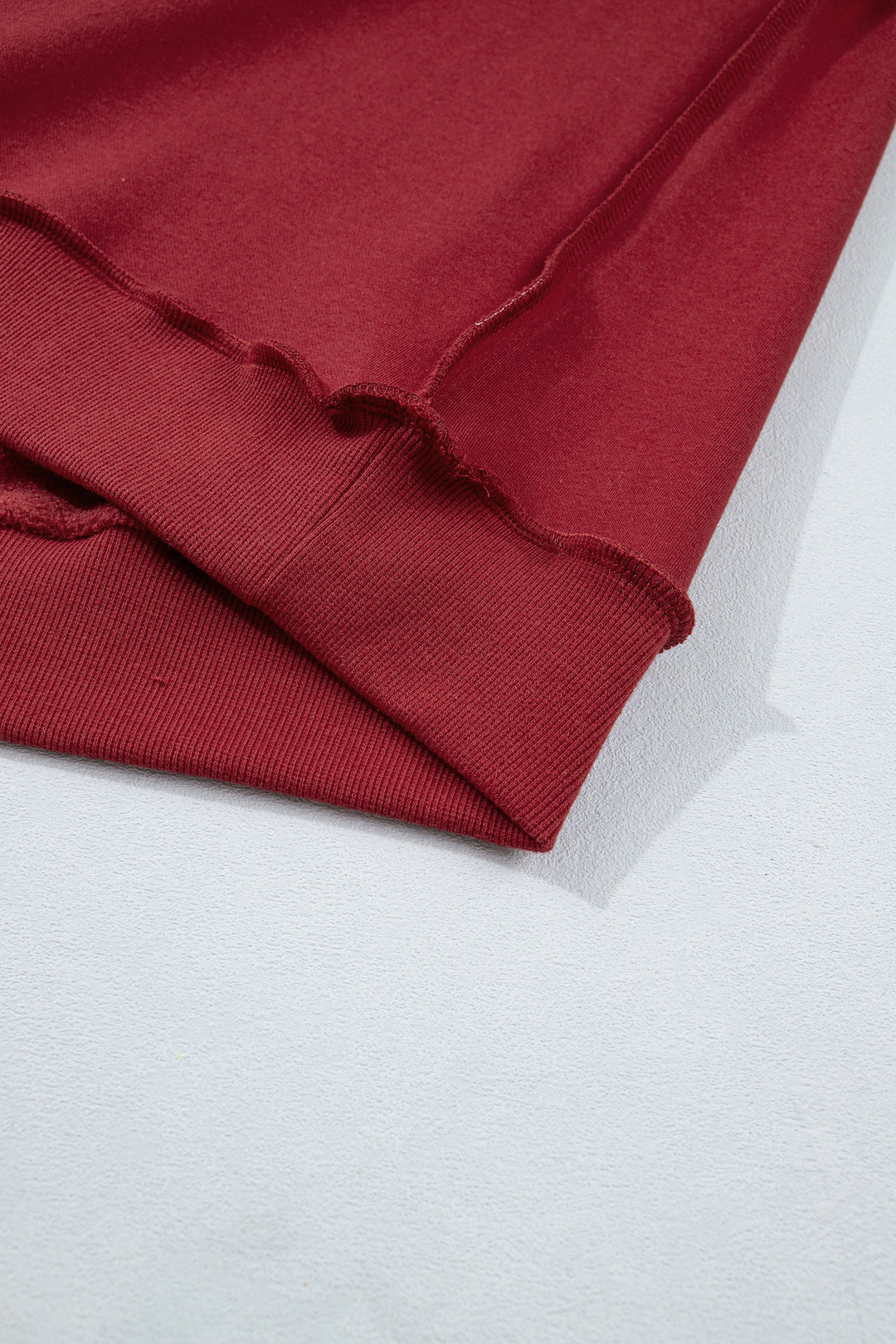 Carrot Oversize Drop Shoulder Reversible Mock Neck Sweatshirt