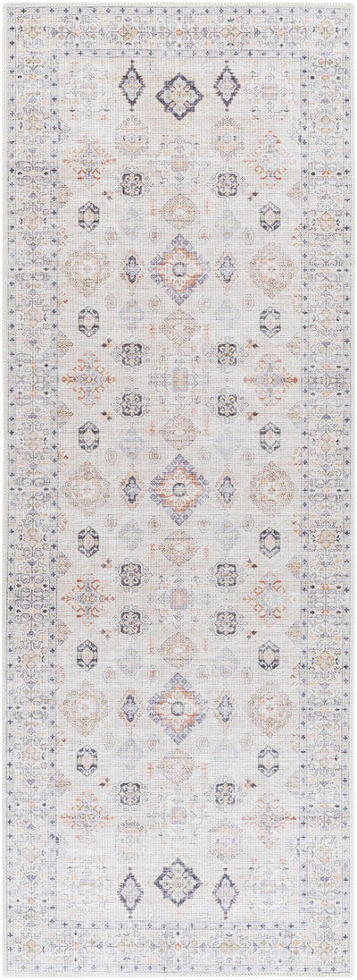 Beige Beckett Vintage Washable Area Rug