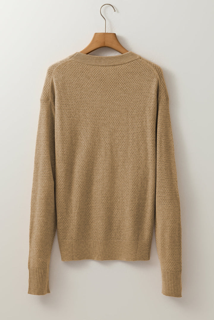 Nina Knit Casual Fitted Sweater