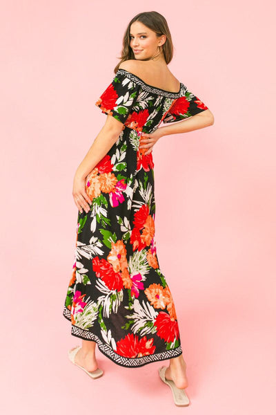 WHAT I LIKE ABOUT YOU FLORAL MIDI DRESS