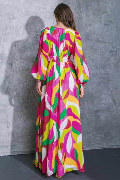 IN THE PICTURE WOVEN MAXI DRESS