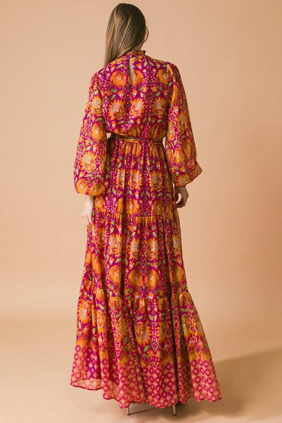 YOU ENCHANT ME WOVEN MAXI DRESS