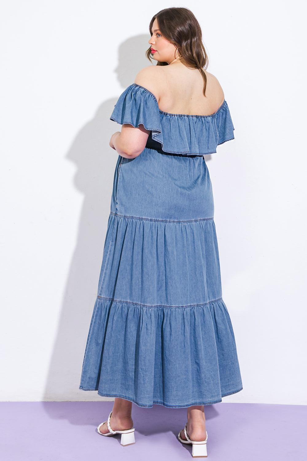 LISTEN CAREFULLY DENIM DRESS