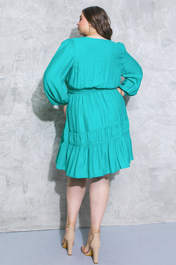 CATCH THE WIND WOVEN MINI DRESS