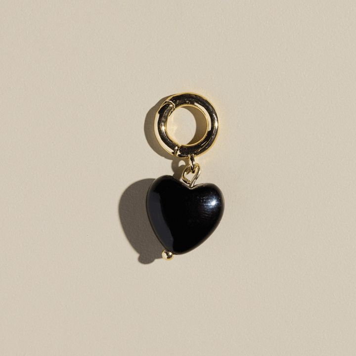 Black Heart Charm