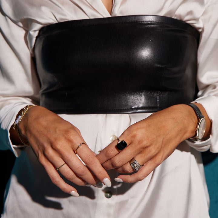 Black Marie Statement Ring