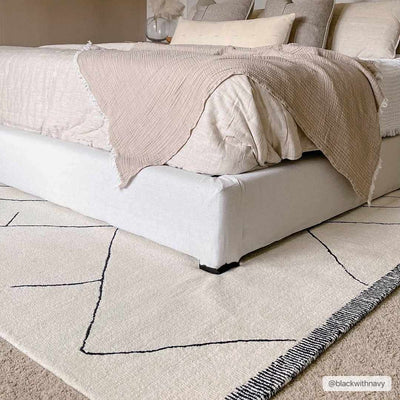 Alaca Arsenal Cream Wool Rug