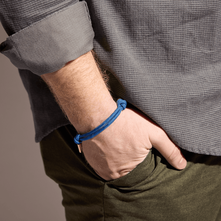 Blue Cord Bracelet